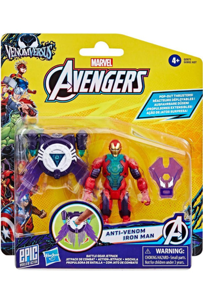 Hasbro Figurină Avengers Super Gear Iron Man 10cm (G0971)