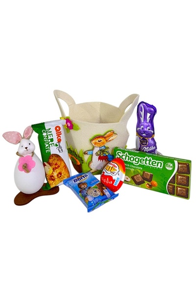 velve Cos de Paste, ciocolata,briosa,ou Kinder, prăjitură cu mere, iepuras de...