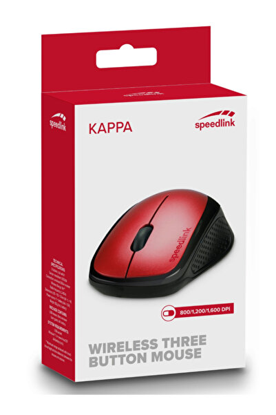 Speedlink Mouse wireless Kappa USB roșu/negru