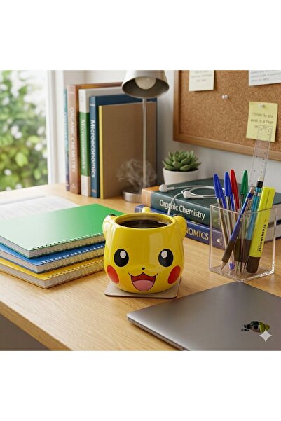 Livava Yellow Porcelain Cartoon Mug - 13X9