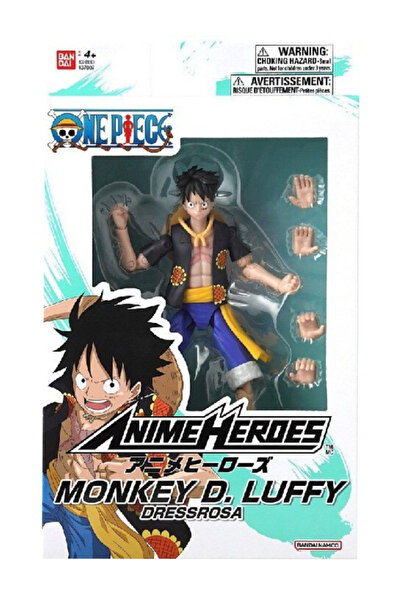 BANDAI Figurină Anime Heroes One Piece Monkey D Luffy Dressrosa