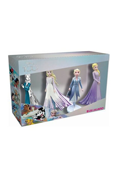 Bullyland Cutie cadou WD 100 de ani Platinium Frozen cu 4 figurine (525393)