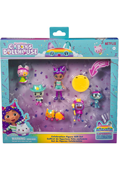Gabby's Dollhouse Set cadou cu 6 figurine pentru sărbători (6069603)