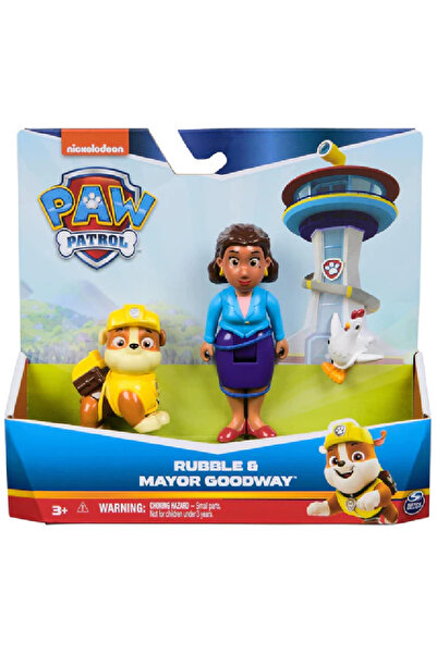 PAW PATROL Cățeluș Erou Primar Goodway & Rubble (6070749)