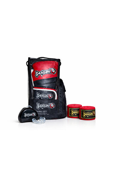 Dragondo Attack 6 Boxing Gloves Muay Thai Kick Boxing Gloves Set with Bandage...