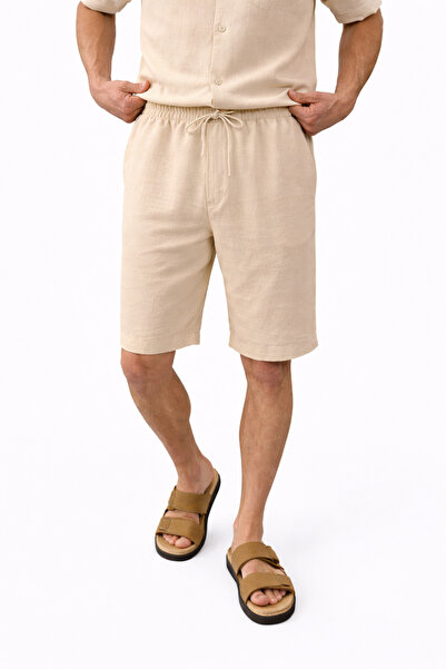 İLKCET MODA Muške lagane široke kratke hlače od tankog platna