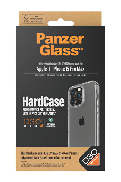 Panzer Glass Carcasă rigidă PanzerGlass pentru Apple iPhone 15 Pro Max cu D3O