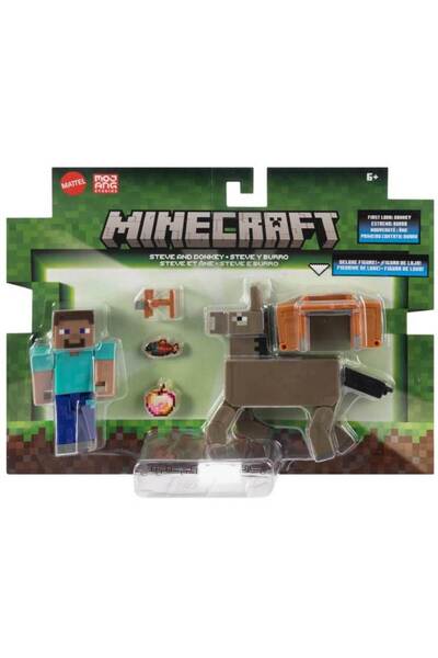 mattel Minecraft Core 2 Pack Steve și Donkey
