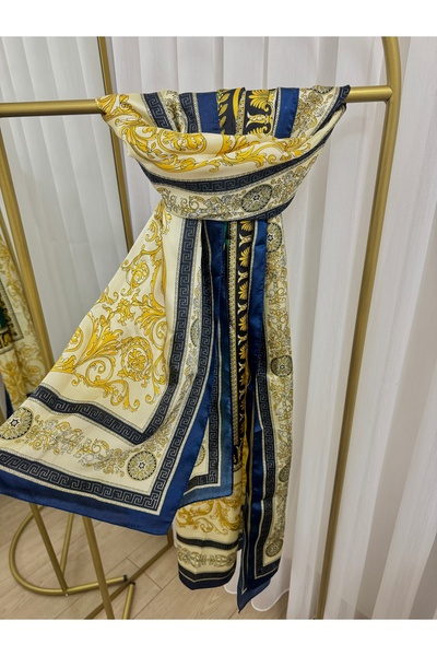 zesu co İthal Vual İpek Şal İç Göstermeyen Kaymayan Tesettür Şal