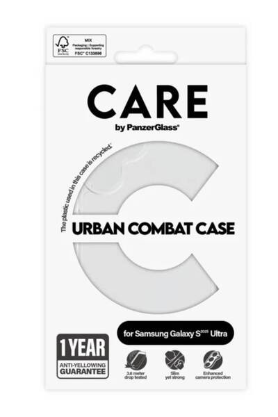 CARE by PanzerGlass® CARE by PanzerGlass Flagship Case Transparent Urban Comb...