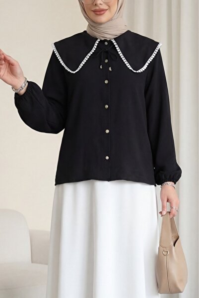 HİJABAYA Πουκάμισο με ελαστικό μανίκι με δαντέλα για μωρό