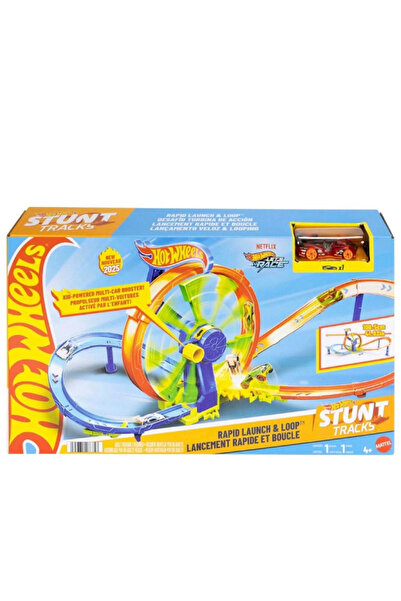 HOT WHEELS Piste de cascadorii Lansare rapidă și buclă (965-2503)