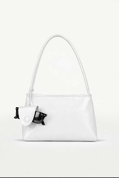 ÖZÜM ÇANTA Women's Casual Sleeve and Shoulder Cover Bag Si White