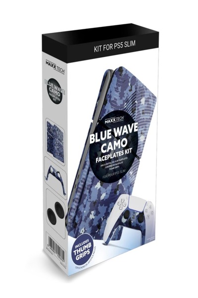 MaxxTech Placă frontală Maxx Tech Slim + Placă frontală pentru controler Blue...