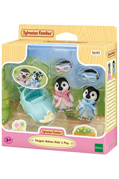 SYLVANIAN FAMILIES Puii Pinguin Călărește și Joacă (5695)