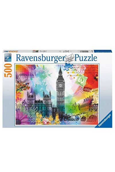 RAVENSBURGER Puzzle Carte poștală Londra 500 piese (16986)