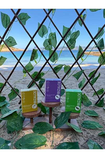 Ibizaloe Set sapun cu aloe vera ( lavanda,ulei de masline si rozmarin )