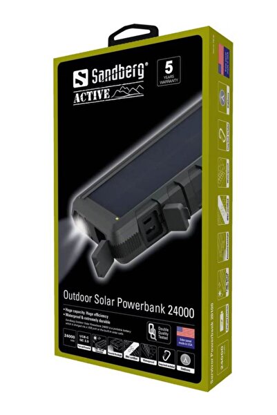 Sandberg Baterie solară externă 24000mAh