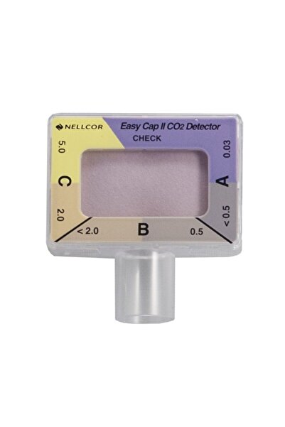 Covidien كاشف ثاني أكسيد الكربون الملون للبالغين