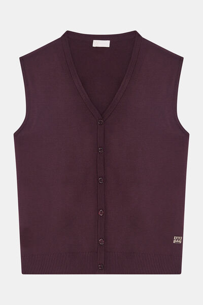 W Collection BORDO TRİKO YELEK