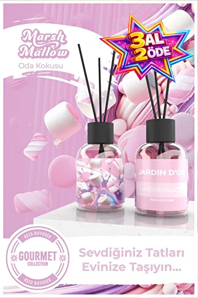 JARDIN D'OR Marshmallow Reed Diffuser 50 ml / Çubuklu Oda Kokusu