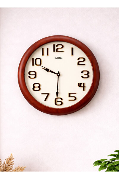 ALQANNAS BAOLI Round Wall Clock Sweep Movement | Non-Ticking Quiet Movement, ...