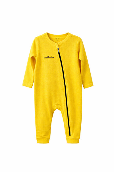 Mother Love Children's Waffle Jumpsuit Yellow