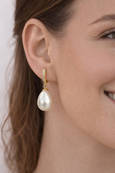 Sacce Scarves&Accessories Sallantılı Inci Küpe
