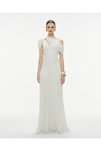 NN long white tulle dress