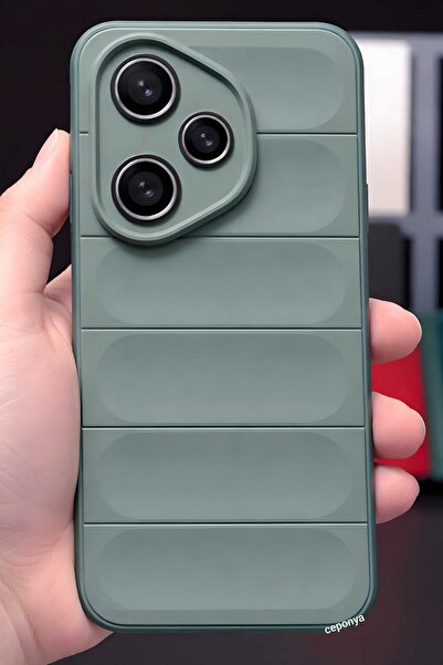 Ceponya حافظة Honor 400 من السيليكون العرقي مع تصميم سطح خلفي مرن من مادة TPU