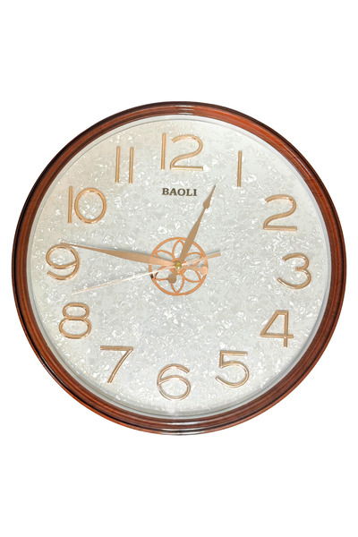 ALQANNAS BAOLI Round Silent Sweep Wall Clock | Non-Ticking Quiet Movement, 3D...