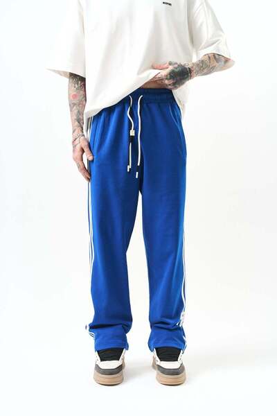 Respire Pánská 3dílná tepláková souprava s proužkovaným detailem Interlock Baggy