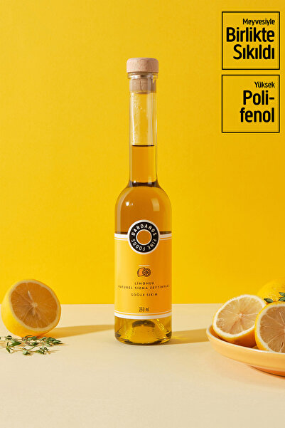 Dardanos Fine Foods Limonlu Naturel Sızma Zeytinyağı 250ml Hediyelik Kutusunda