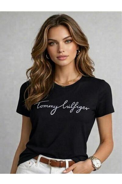 Tommy Hilfiger Harıtage Crew Neck Women's T-shırt