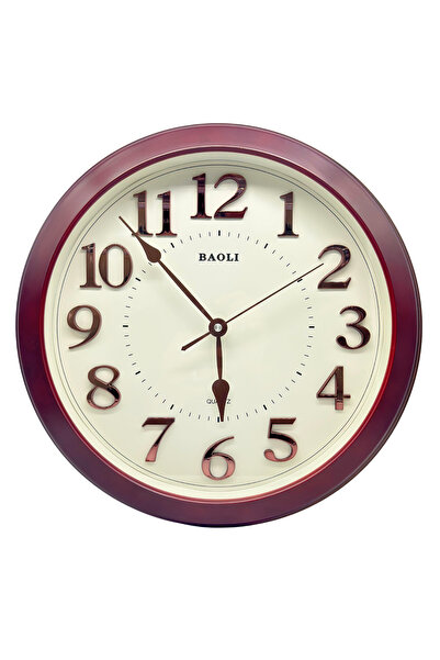 ALQANNAS ساعة حائط باولي دائرية صامتة الحركة | حركة كوارتز بدون صوت تكتكة، أر...