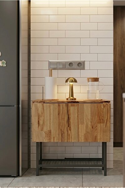 Dersel Dekor Modern Çok Amaçlı Pratik Katlanır Açılır Kapanır Masa Portatif Y...