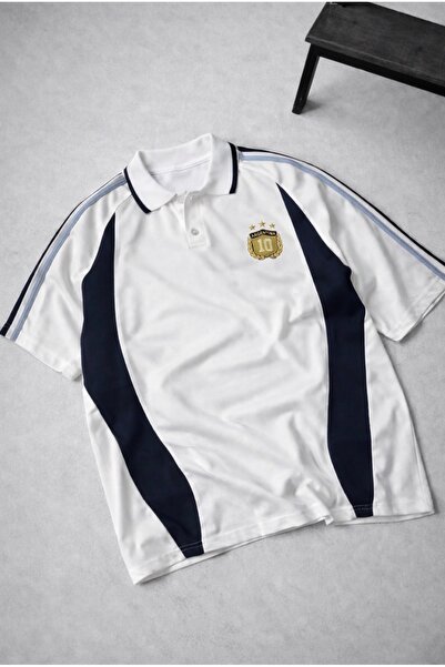 KUN SPORTSWEAR TRICOU PREMIUM VINTAGE RETRO NOSTALGIC (LOGO ARGENTINA COLORAT...