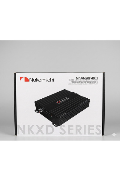 NAKAMICHI NKXD Serisi 2000.1 Dijital Göstergeli Bass Kontrol Kumandalı Mono B...