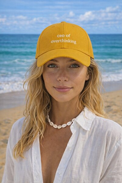 sf collection Șapcă sport unisex cu imprimeu Ceo Of Overthinking – Șapcă regl...