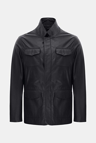W Collection LACİVERT FERMUARLI CEKET