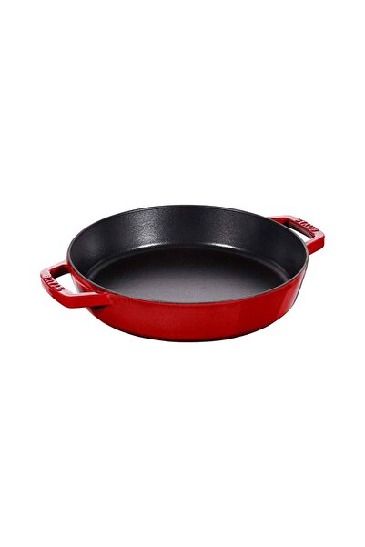 STAUB Cast Iron Grill Pan Double Handle Round 26 cm Cherry