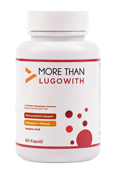 MORE THAN Lugowith Multimineral/Multivitamin 60 Kapsül (7 mineral, 6 vitamin,...