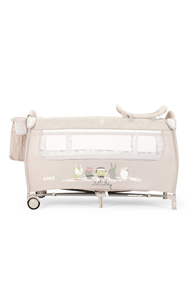 Kanz Pretty Park Yatak ve Oyun Parkı Gri