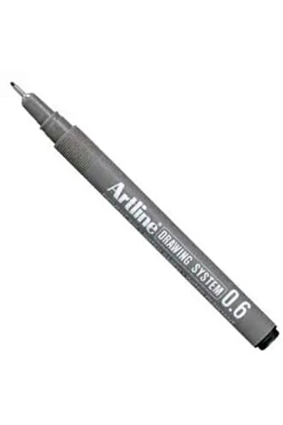 artline نظام الرسم 0.6 قلم رسم: 0.6 ملم أسود