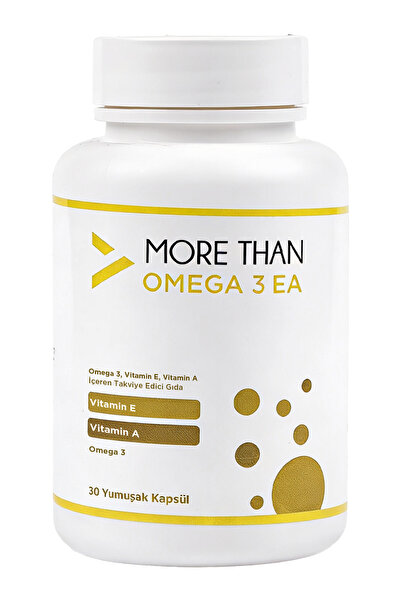 MORE THAN أوميغا 3 إي أيه 30 كبسولات هلامية - زيت السمك، إي بي إيه، دي إتش إي...