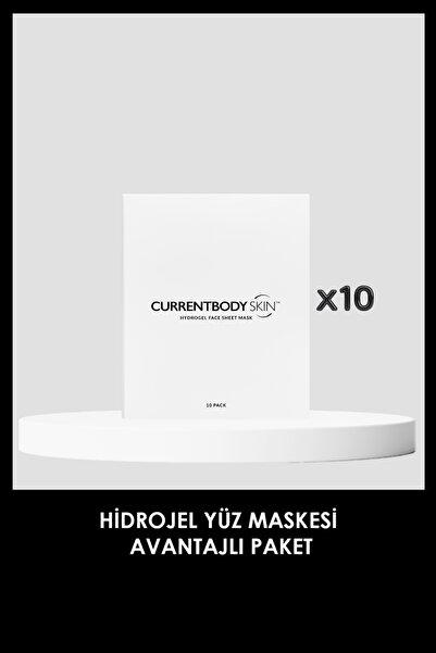 CURRENTBODY Hidrojel Yüz Maskesi x10