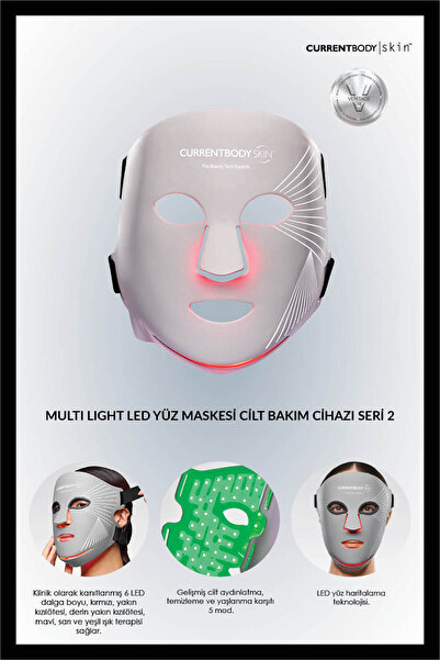 CurrentBody Skin LED Multi Light Yüz Maskesi Cilt Bakım Cihazı Seri 2