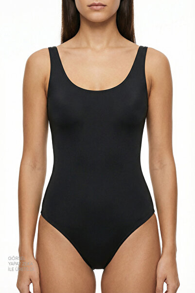 Penti Black Sports Swimsuit