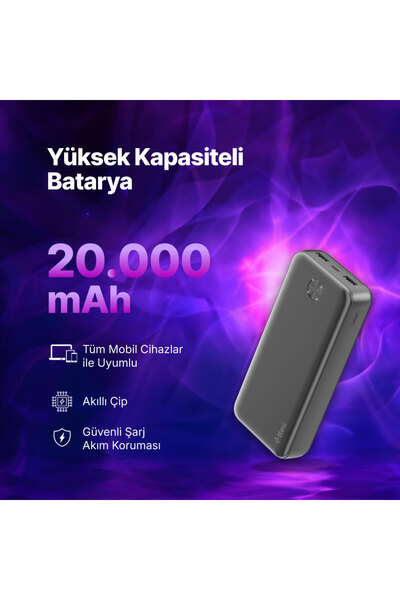 Ttec ReCharger 20.000mAh Taşınabilir Şarj Aleti/Powerbank – 2BB267S