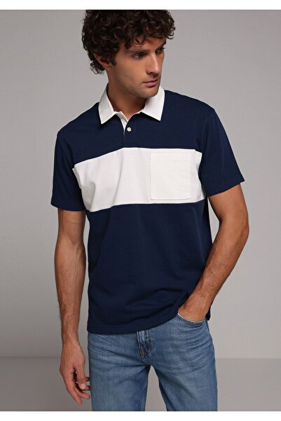 Colin's Ανδρικό κοντομάνικο μπλουζάκι Comfort Fit Polo Neck μονόχρωμο